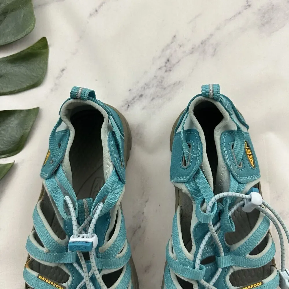 Keen Newport Water Shoe Sandals Youth Size 3 Light Blue Gray Hiking